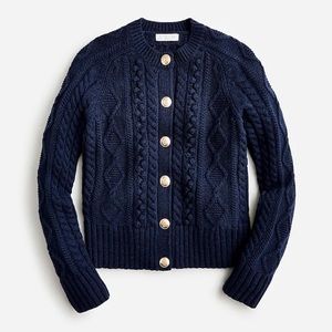 J. Crew Cable-knit Cardigan Sweater (NWT)